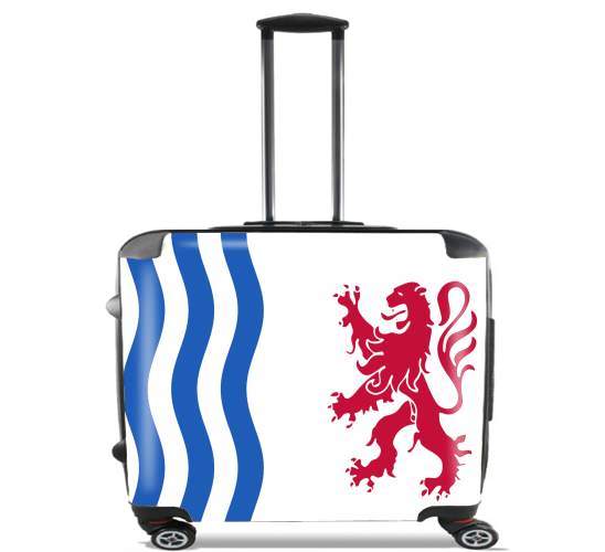  Nouvelle aquitaine para Ruedas cabina bolsa de equipaje maleta trolley 17" laptop