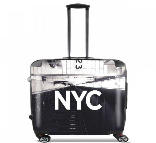  NYC Basic 1 para Ruedas cabina bolsa de equipaje maleta trolley 17" laptop