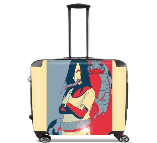  Orochimaru Propaganda para Ruedas cabina bolsa de equipaje maleta trolley 17" laptop
