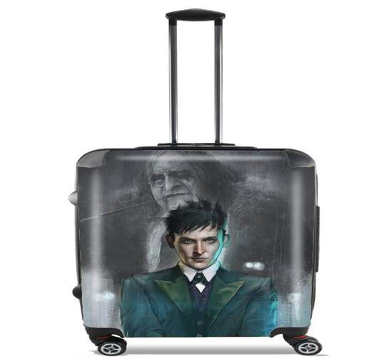  oswald cobblepot pingouin para Ruedas cabina bolsa de equipaje maleta trolley 17" laptop