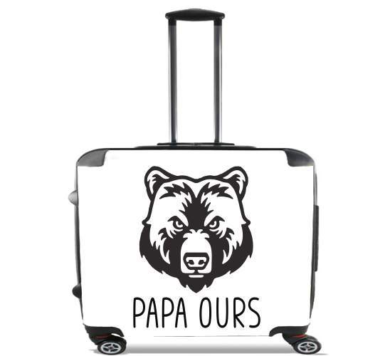  Papa Ours para Ruedas cabina bolsa de equipaje maleta trolley 17" laptop