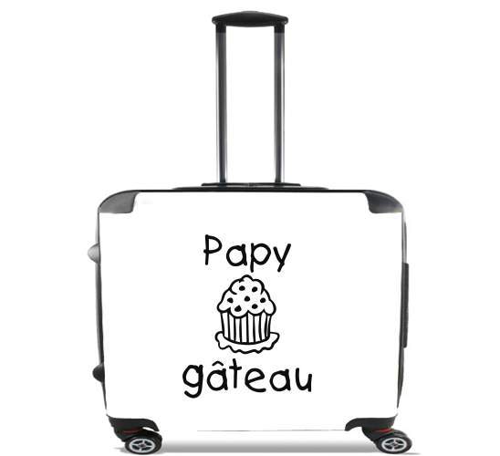  Papy gateau para Ruedas cabina bolsa de equipaje maleta trolley 17" laptop