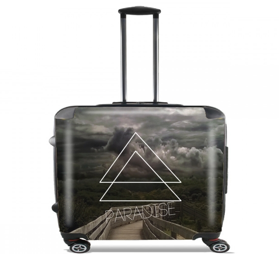  paradise Reverse para Ruedas cabina bolsa de equipaje maleta trolley 17" laptop