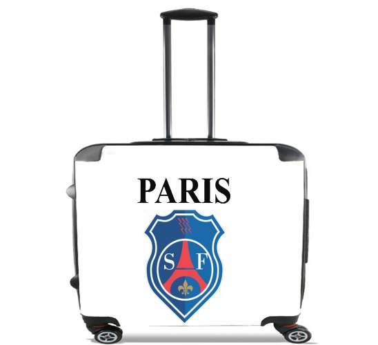  Paris x Stade Francais para Ruedas cabina bolsa de equipaje maleta trolley 17" laptop