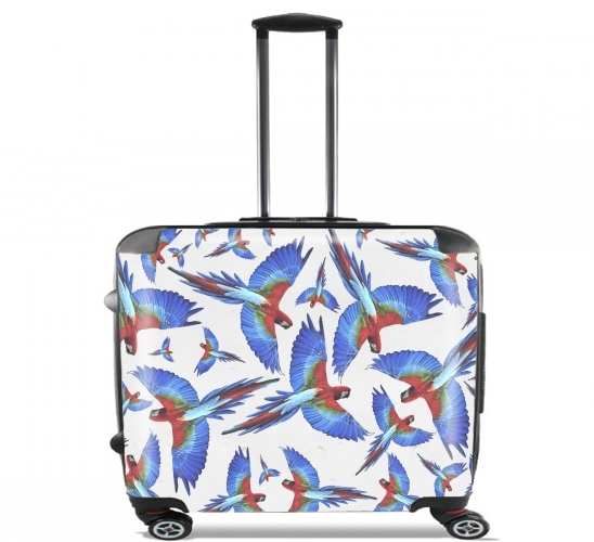  Parrot para Ruedas cabina bolsa de equipaje maleta trolley 17" laptop