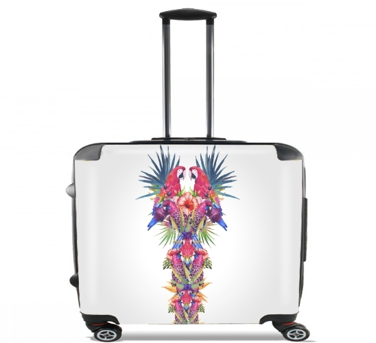  Parrot Kingdom para Ruedas cabina bolsa de equipaje maleta trolley 17" laptop