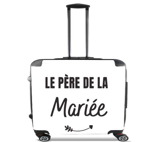  Pere de la mariee para Ruedas cabina bolsa de equipaje maleta trolley 17" laptop