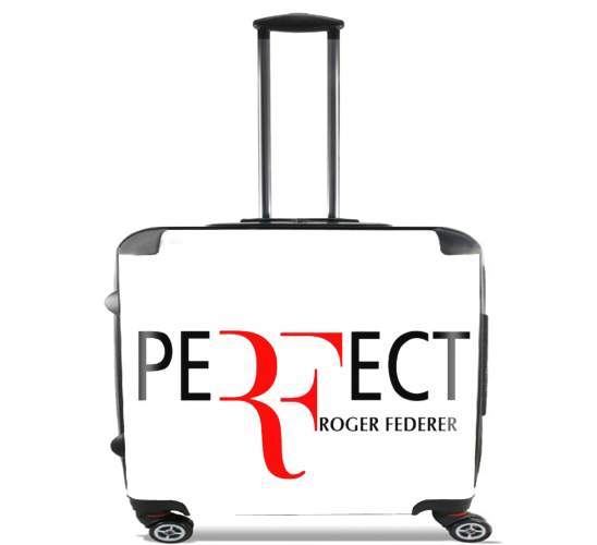  Perfect as Roger Federer para Ruedas cabina bolsa de equipaje maleta trolley 17" laptop