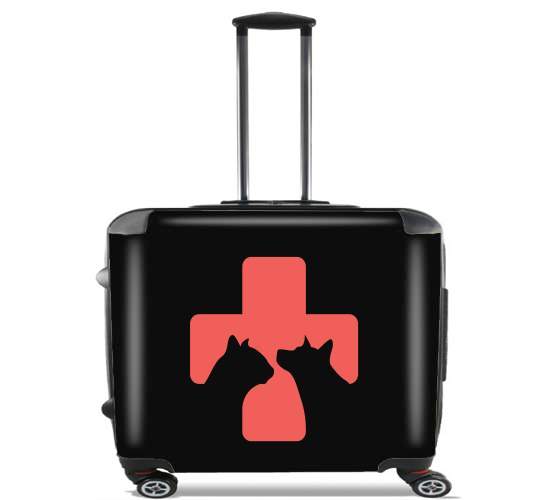  Pet Clinic Veterinary para Ruedas cabina bolsa de equipaje maleta trolley 17" laptop