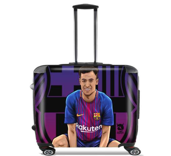 Philippe Brazilian Blaugrana para Ruedas cabina bolsa de equipaje maleta trolley 17" laptop