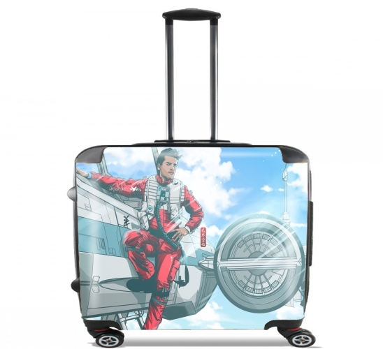  Pilot Poe Wing Manga Episode VII para Ruedas cabina bolsa de equipaje maleta trolley 17" laptop