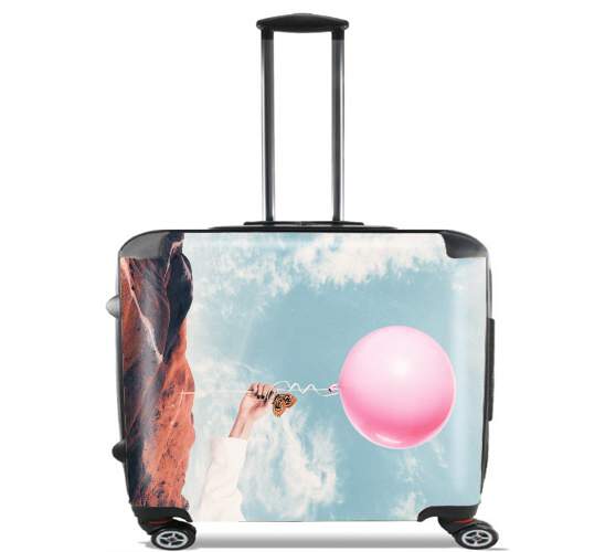  PINK BALLOON para Ruedas cabina bolsa de equipaje maleta trolley 17" laptop