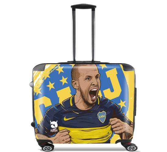  Pipa Boca Benedetto Juniors  para Ruedas cabina bolsa de equipaje maleta trolley 17" laptop
