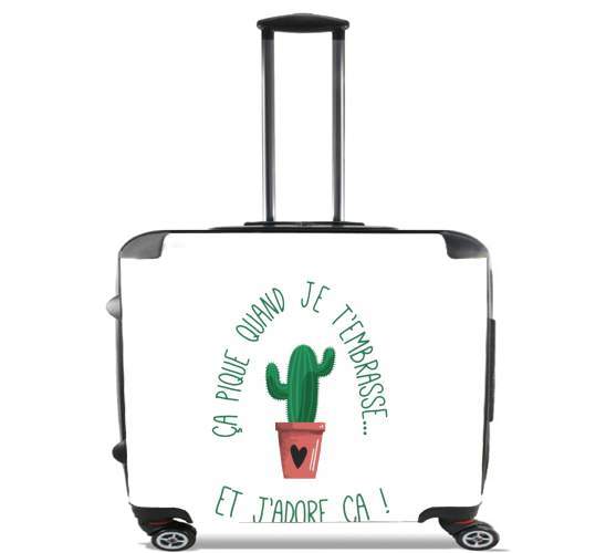  Pique comme un cactus para Ruedas cabina bolsa de equipaje maleta trolley 17" laptop