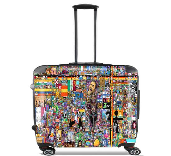  Pixel War Reddit para Ruedas cabina bolsa de equipaje maleta trolley 17" laptop