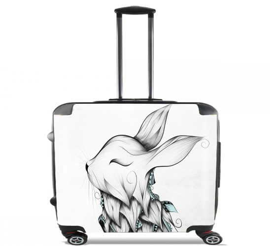  Poetic Rabbit  para Ruedas cabina bolsa de equipaje maleta trolley 17" laptop