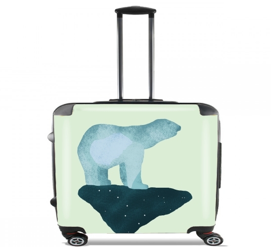  Oso Polar para Ruedas cabina bolsa de equipaje maleta trolley 17" laptop
