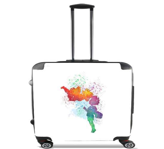  Ponyo Art para Ruedas cabina bolsa de equipaje maleta trolley 17" laptop