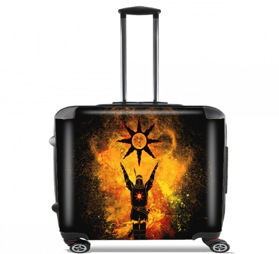  Praise the Sun Art para Ruedas cabina bolsa de equipaje maleta trolley 17" laptop