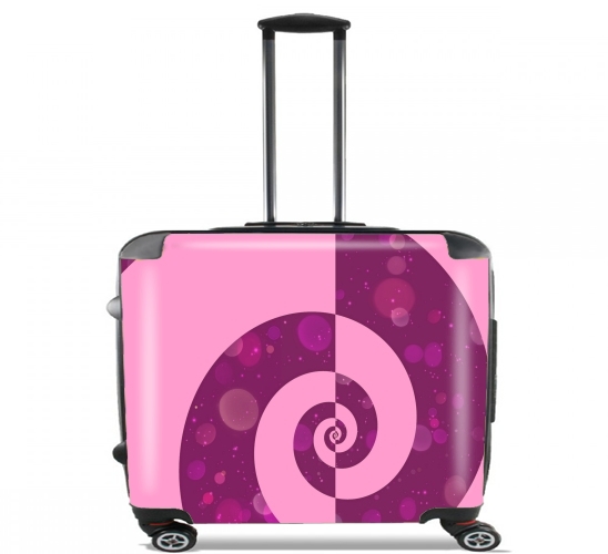  PRETTY IN PINK para Ruedas cabina bolsa de equipaje maleta trolley 17" laptop