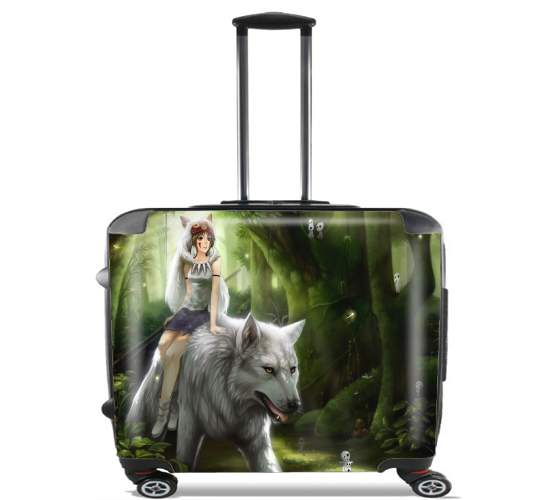 Princess Mononoke para Ruedas cabina bolsa de equipaje maleta trolley 17" laptop