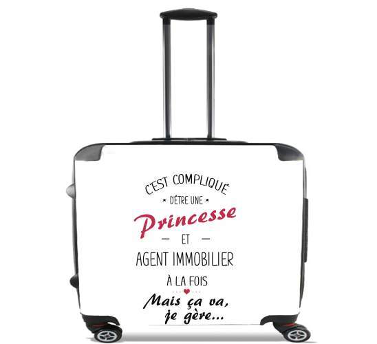 Princesse et agent immobilier para Ruedas cabina bolsa de equipaje maleta trolley 17" laptop
