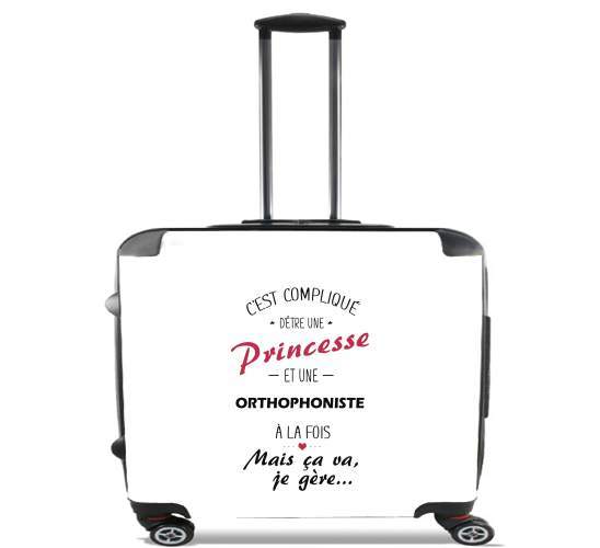  Princesse et orthophoniste para Ruedas cabina bolsa de equipaje maleta trolley 17" laptop