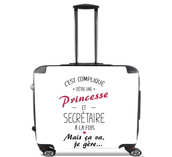  Princesse et secretaire para Ruedas cabina bolsa de equipaje maleta trolley 17" laptop