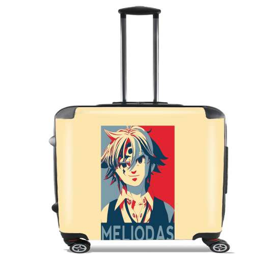  Propaganda Meliodas Demon Tatoo para Ruedas cabina bolsa de equipaje maleta trolley 17" laptop