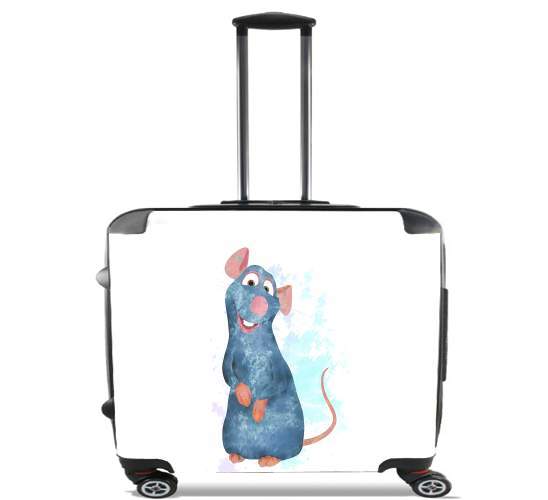  Ratatouille Watercolor para Ruedas cabina bolsa de equipaje maleta trolley 17" laptop