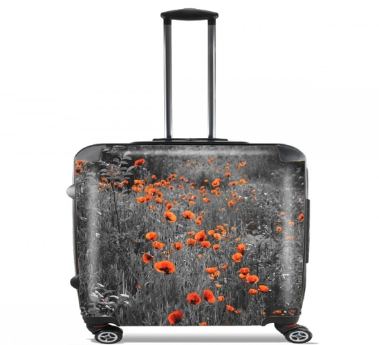  Red and Black Field para Ruedas cabina bolsa de equipaje maleta trolley 17" laptop
