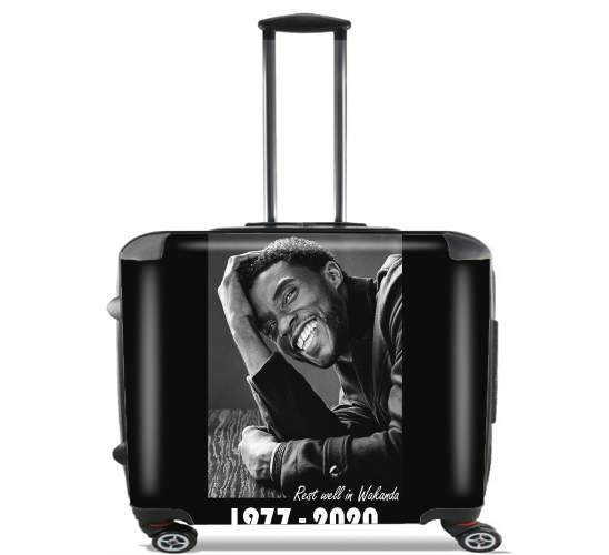  RIP Chadwick Boseman 1977 2020 para Ruedas cabina bolsa de equipaje maleta trolley 17" laptop
