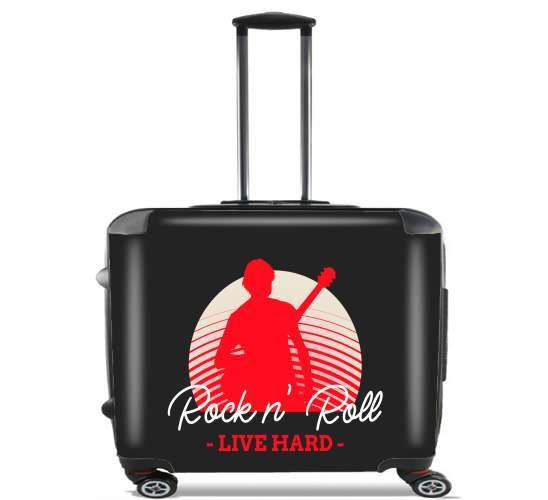  Rock N Roll Live hard para Ruedas cabina bolsa de equipaje maleta trolley 17" laptop