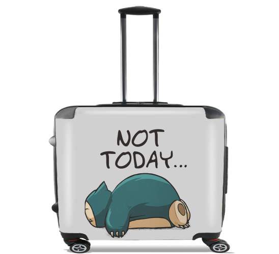  Ronflex Not Today pokemon para Ruedas cabina bolsa de equipaje maleta trolley 17" laptop