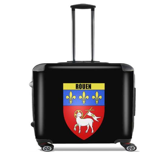 Rouen Normandie para Ruedas cabina bolsa de equipaje maleta trolley 17" laptop