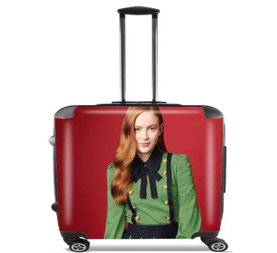 Sadie Sink collage para Ruedas cabina bolsa de equipaje maleta trolley 17" laptop