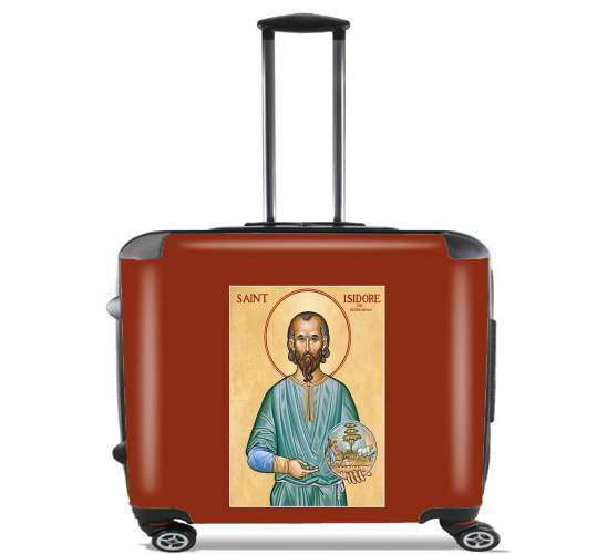  Saint Isidore para Ruedas cabina bolsa de equipaje maleta trolley 17" laptop