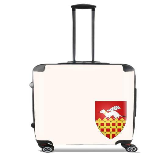  Saint Malo Blason para Ruedas cabina bolsa de equipaje maleta trolley 17" laptop