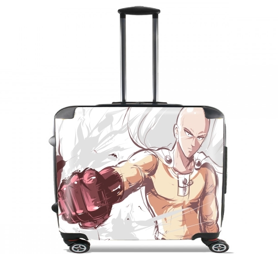  Saitama fanart para Ruedas cabina bolsa de equipaje maleta trolley 17" laptop