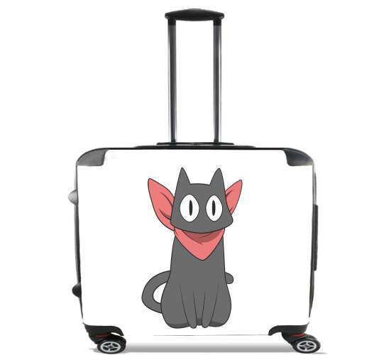  Sakamoto Funny cat para Ruedas cabina bolsa de equipaje maleta trolley 17" laptop