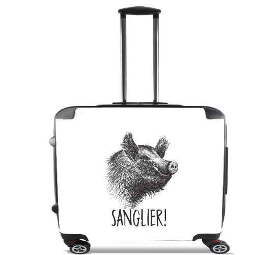  Sanglier French Gaulois para Ruedas cabina bolsa de equipaje maleta trolley 17" laptop