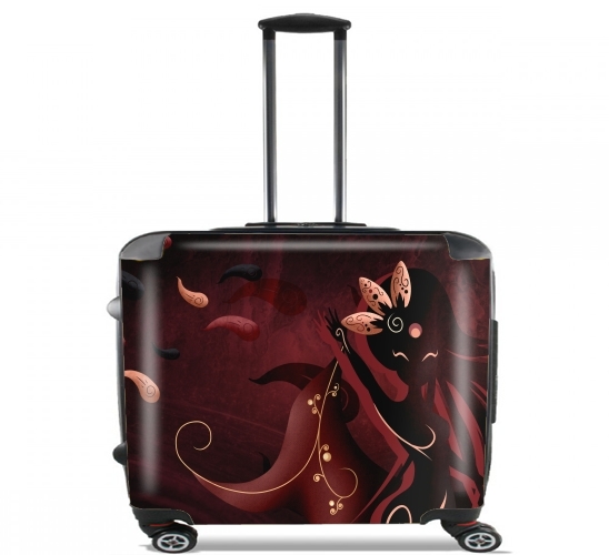  Sarah Oriantal Woman para Ruedas cabina bolsa de equipaje maleta trolley 17" laptop