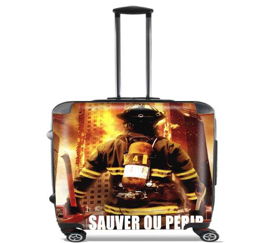  Salva o perece bomberos bomberos para Ruedas cabina bolsa de equipaje maleta trolley 17" laptop