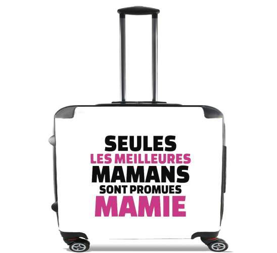  Seules les meilleures mamans sont promues mamie para Ruedas cabina bolsa de equipaje maleta trolley 17" laptop