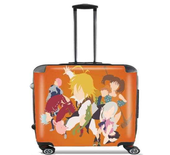  Seven Deadly Sins para Ruedas cabina bolsa de equipaje maleta trolley 17" laptop