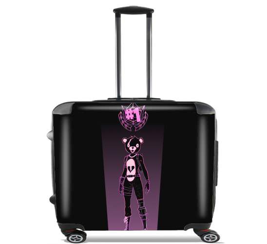  Shadow of the teddy bear para Ruedas cabina bolsa de equipaje maleta trolley 17" laptop