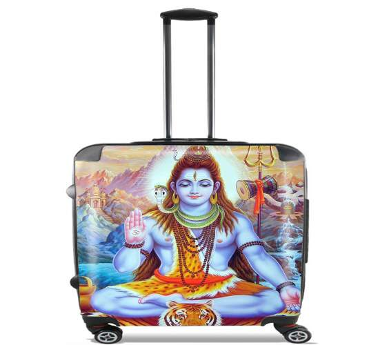  Shiva God para Ruedas cabina bolsa de equipaje maleta trolley 17" laptop