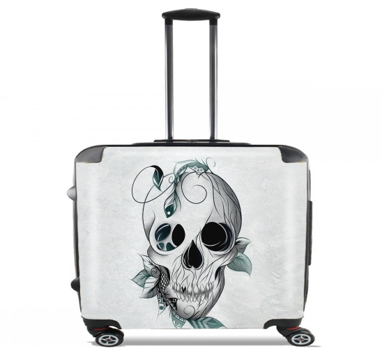  Skull Boho  para Ruedas cabina bolsa de equipaje maleta trolley 17" laptop