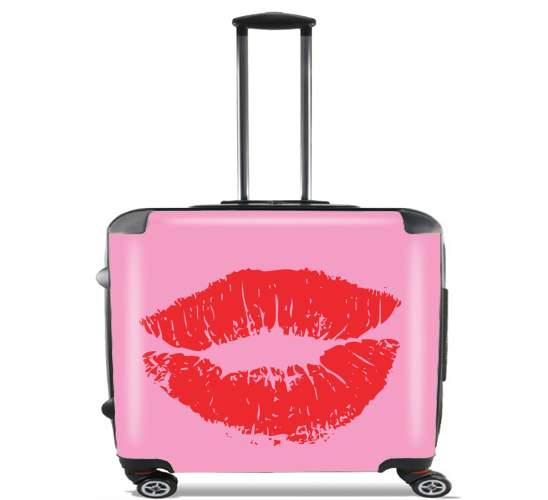  Smile Sexy Girl para Ruedas cabina bolsa de equipaje maleta trolley 17" laptop