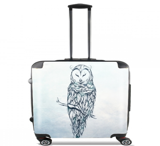  Snow Owl para Ruedas cabina bolsa de equipaje maleta trolley 17" laptop